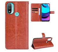 QiongniAN Coque Cuir pour Motorola Moto E20,Coque pour Lenovo K14 2021 XT2155-4,Coque pour Motorola Moto E20 XT-2155 XT-2155-1 XT-2155-3 Coque Housse Etui Cover Brown