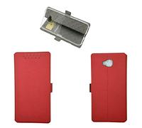 QiongniAN Coque pour ASUS ZenFone Live Plus ZB553KL X00LDA X00LDB / ZenFone 4 Selfie ZD553KL Coque Housse Etui Cover Red