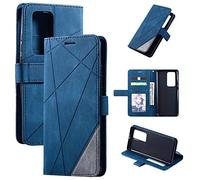 QiongniAN Coque pour Huawei P40 Étui en Cuir,Magnétique Etui Housse pour Huawei P40 5G ANA-N09 ANA-NX9 ANA-N29 ANA-AN00 ANA-TN00 Étui Téléphone Blue