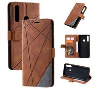 QiongniAN Coque pour Huawei Y6P,Coque pour Huawei Y6P 2020 Med-LX9 MED-L29 MED-LX9N MED-L29N Coque Housse Etui Cover Brown
