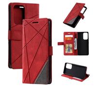 QiongniAN Coque pour Samsung Galaxy A53 5G Étui en Cuir,Magnétique Etui Housse pour Samsung SM-A536B/DS Galaxy A53 5G / SM-A536E/DS SM-A536U1/DS SM-A5360 Étui Téléphone Red