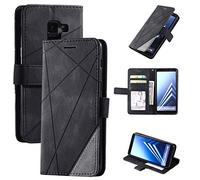 QiongniAN Coque pour Samsung Galaxy A8 2018,Coque pour Samsung SM-A530F/DS Galaxy A8 2018 / SM-A530W SM-A530F SM-A530N SM-A5300 Coque Housse Etui Cover Black