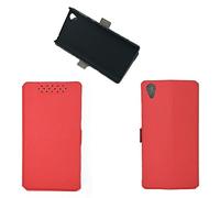 QiongniAN Coque pour Sony Xperia L1 G3312 G3313 G3311 Coque Housse Etui Cover Red