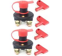 Qiorange batterie de voiture sectionneur sectionneur couper interrupteur kill off DC 12V 24V 500A (Type A 2Pcs)
