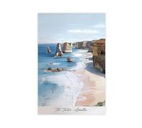 QIOTBVV Impression sur toile Douze apôtres Australie, décoration murale pour salon, chambre à coucher, 40 x 60 cm