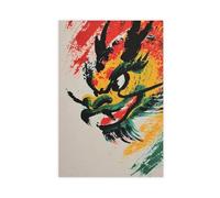 QIOTBVV Poster coloré mythe TapCanvas Décoration de chambre à coucher Bureau Chambre Cadeau 20 x 30 cm