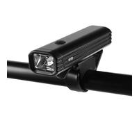 Qipeika 2pc-Mountain Bike Night Riding Lights USB Rechargeable Aluminium Alloy High Brightness Front Lights - Noir