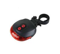 Qipeika 2pc-Parallel Line Safety Warning Light Rear Tail Light for Mountain Bike Riding - Bleu