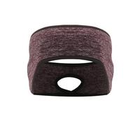 Qipeika Bandeau de protection auditive en polaire polyester confortable pour le sport, la course à pied, l'équitation, chaud et froid - YL-HR-K-09 Café