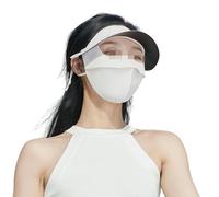 Qipeika Crème solaire 3D Ice Silk, protection à changement progressif respirant - Blue E Ash (WZ002)
