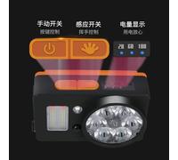 Qipeika Lampe frontale intelligente à induction intégrée rechargeable pour l'extérieur - SL - 12
