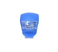 Qipeika Lot de 10 feux arrière clignotants pour vélo de 5e génération - Bleu - Petite batterie AG10
