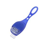 Qipeika Lot de 10 voyants d'avertissement de batterie en silicone multifonctions et pratiques pour vélo Bleu (batterie 2032)