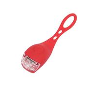 Qipeika Lot de 10 voyants d'avertissement de batterie multifonctions en silicone pour vélo - Rouge - Batterie 2032