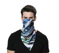 Qipeika Lot de 2 foulards triangulaires sans couture et écharpe en constante évolution WF-10