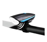 Qipeika Lot de 2 lampes avant étanches pour vélo - Super lumineuses et puissantes - Noir ordinaire