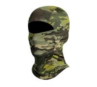 Qipeika Masque solaire camouflage en soie glacée, visage de cyclisme pour sports de plein air - Jungle Capricorne