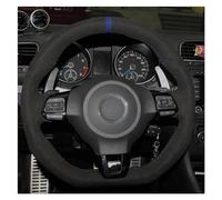 QIPEVMLZ Caches Volant pour VW pour Golf 6 pour GTI pour MK6 pour Polo pour GTI pour Scirocco R pour Passat pour CC pour Line 10 Couverture Volant Voiture Couvre Volant Voiture(Style 2)