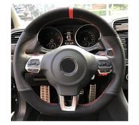 QIPEVMLZ Caches Volant pour VW pour Golf 6 pour GTI pour MK6 pour Polo pour GTI pour Scirocco R pour Passat pour CC pour Line 10 Couverture Volant Voiture Couvre Volant Voiture(Style 8)