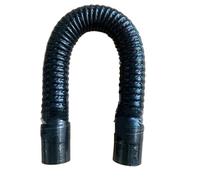 QIPEVMLZ Entrées d'air Tuyau Flexible Universel ID 30-100 Mm De Long 400 Mm Tuyau D'admission d'air Automobile Tuyau D'admission Moteur Automobile Moteur Voiture(Black,ID 30mm)