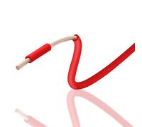 Qiping Fil Electrique, 1 x 2,5 mm², 5M, Rouge Câble électrique, 12V 24V 450V Câble de Remorque pour Le câblage des Feux arrière de remorque, Automobile Caravane Remorque Câble, Equipement de Bateau