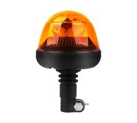 Qiping Gyrophare LED Orange, 12V/24V 7 Mode Feux d'Avertissement IP67 Etanche Marque E Homologation pour Camion, Camionnette, Tracteur, Véhicule Agricole