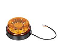 Qiping Gyrophare orange tracteur 12v 24v, 6 mode feux d'avertissement amber lumière stroboscopique d'urgence IP67 étanche Marque E Homologation - Fixe à visser