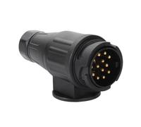 Qiping Prise Remorque 13 Broches Male, Fiche Attelage 13 Pole pour Remorques de Voiture, Porte-vélos, Caravan