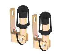 Qiping Support de gyrophare avec câble et capuchon étanche, Tracteur Support métallique pour installer des voyants d'avertissement rotatifs clignotants, Conforme à la norme DIN(2 PCS)