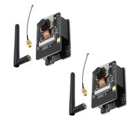 QIQIAZI ESP CAM Module CAM,ESP-32-CAM-MB Dual-Core WiFi Bluetooth avec Caméra OV2640 + 2.4G Antennes IPEX Micro USB avec Emplacement pour Carte TF Compatible Arduino (2 PCS)