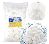 QIQN Balle Filtrante Piscine 700g Balles Filtrantes Réutilisable Filtration Piscine Boules de Filtre Convient à Divers Systèmes De Filtratio Piscine (700g)