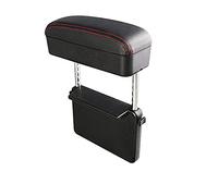 Qirc Accoudoir de Voiture pour Console Centrale - Hauteur réglable - Universel, Noir