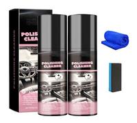 Qirevo Polishing Cleaner - Multifunctional Car Interior Cleaner & Polish Spray for for Cars, Trucks, SUV, Dashboard, Leather & Plastic (2PCS)