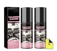 Qirevo Polishing Cleaner, Nicetopu Car Cleaner, Qirevo Deep Cleaning CarPolish, Car Interior Detailing PolishCleaner, Multipurpose Polishing Cleaner for Cars (2set)