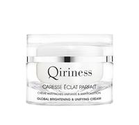 Qiriness - Crème Caresse Éclat Parfait Hydratante Niacinamide Fleur Papillon - Pour le Visage et le Cou - Protection Globale Teint Uniforme - Blanc Nacré - 50 ml