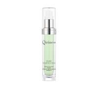 Qiriness - Sérum Acide Hyaluronique Hydratant & Lissant - Élixir Source d'Eau - Salicorne, Avoine Noire, Thé Vert - Pour le Visage - Tous Types de Peaux - Vert Clair - 30 ml