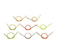 QIROGKC Lot de 6 filaments LED flexibles de 145 mm, DC3 V, IRC élevé ≥ 93, source de lumière pliable pour ampoules Edison, modélisation créative, éclairage décoratif, multicolore - 145 mm