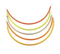 QIROGKC Lot de 6 filaments LED flexibles de 185 mm, DC3 V, IRC élevé ≥ 93, angle de courbure de 30 degrés, durée de vie de plus de 2000 heures pour ampoules Edison, éclairage créatif, multicolore