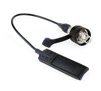 QIRUIMY Interrupteur de pression pour lampe de poche tactique UE07 pour M300 M600 Scout Light (Noir)