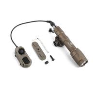 QIRUIMY M600C Lampe de poche LED Torche tactique 600 Lumens,Lumière Scout légère pour mlok Keymod 20mm Picatinny Rail System (Marron)