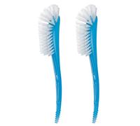 Qisan 2pcs Ensemble de brosses de Nettoyage à Long Manche Bouteille Pinceau Pot et Casserole Brosse de Nettoyage à Long nettoyant Bouteille d'eau épurateur arrière Long Handled Lavage pinceaux-Bleu