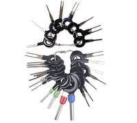 QISF Lot de 26 Auto Outil d'extraction de bornes de câblage électrique, connecteur à sertir broches Extracteur kit pour réparation de voiture