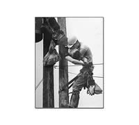 QITEX Art Impressions sur Toile Tableau Baiser de la vie Noir et blanc Rétro Poster Art Murale Toile Peinture Affiches et ImprimerArt Murale Images pour Salon Décor Mur 30x40cm (Sans cadre)