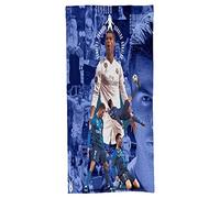 QITEX Cristiano Ronaldo Serviette De Bain Towel,3D Serviette Plage Serviette De Bain Microfibre Serviette Anti Sable Tapis De Plage Femme Homme 70x140cm