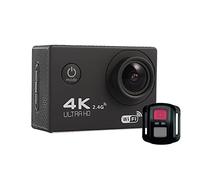 QITHRAN Caméra d'action WiFi 4K - Grand angle de 170 degrés - Ultra HD - Profondeur : 30 m - Étanche