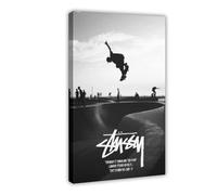 QITUBVAF Art du Skateboard, Poster sur Toile Skate Or Die - Décoration Murale pour Salon et Chambre - Impression sur Toile - 20 x 30 cm