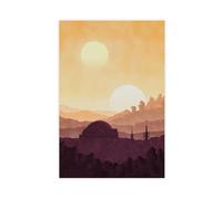 QITUBVAF Poster Star Wars sur toile pour décoration murale de salon, chambre à coucher 40 x 60 cm