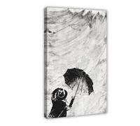 QITUBVAF Poster sur toile Rain Dance - Décoration pour chambre à coucher, bureau, chambre - Cadeau - 60 x 90 cm