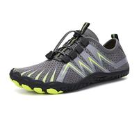 Qiuck-Dry Chaussures aquatiques respirantes à cinq doigts pour la plage, la natation, Gris 2, 46 EU