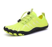 Qiuck-Dry Chaussures aquatiques respirantes à cinq doigts pour la plage, la natation, Vert, 40 EU